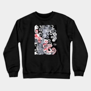 Swirl Abstract Crewneck Sweatshirt